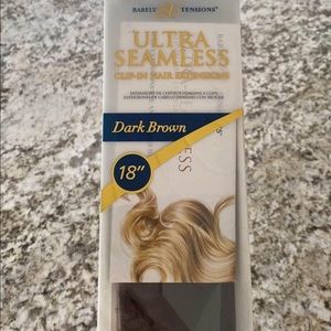 NEW Real human hair extensions 18" clip in